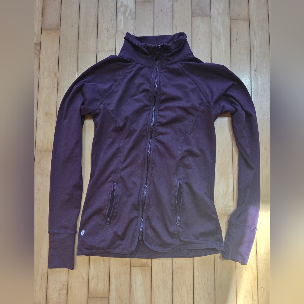 90 Degree By Reflex Women's Plum Full-Zip Utility Jacket